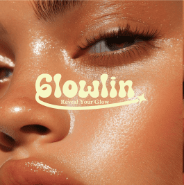 تصميم هوية مشرقة وبسيطةGlowlin