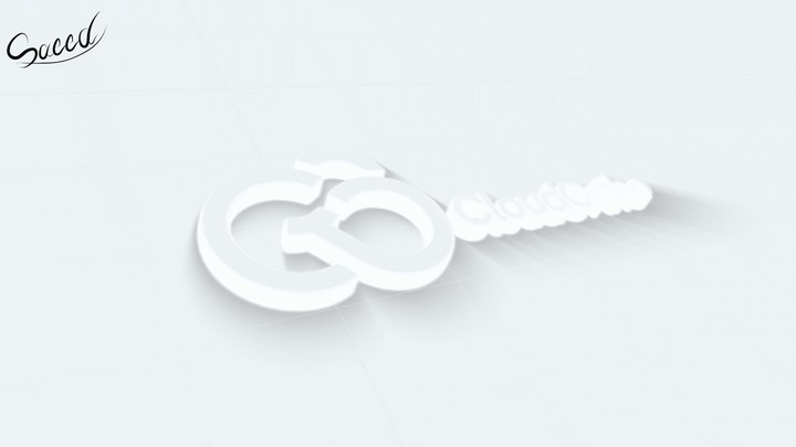 3D CLOUD Logo animation