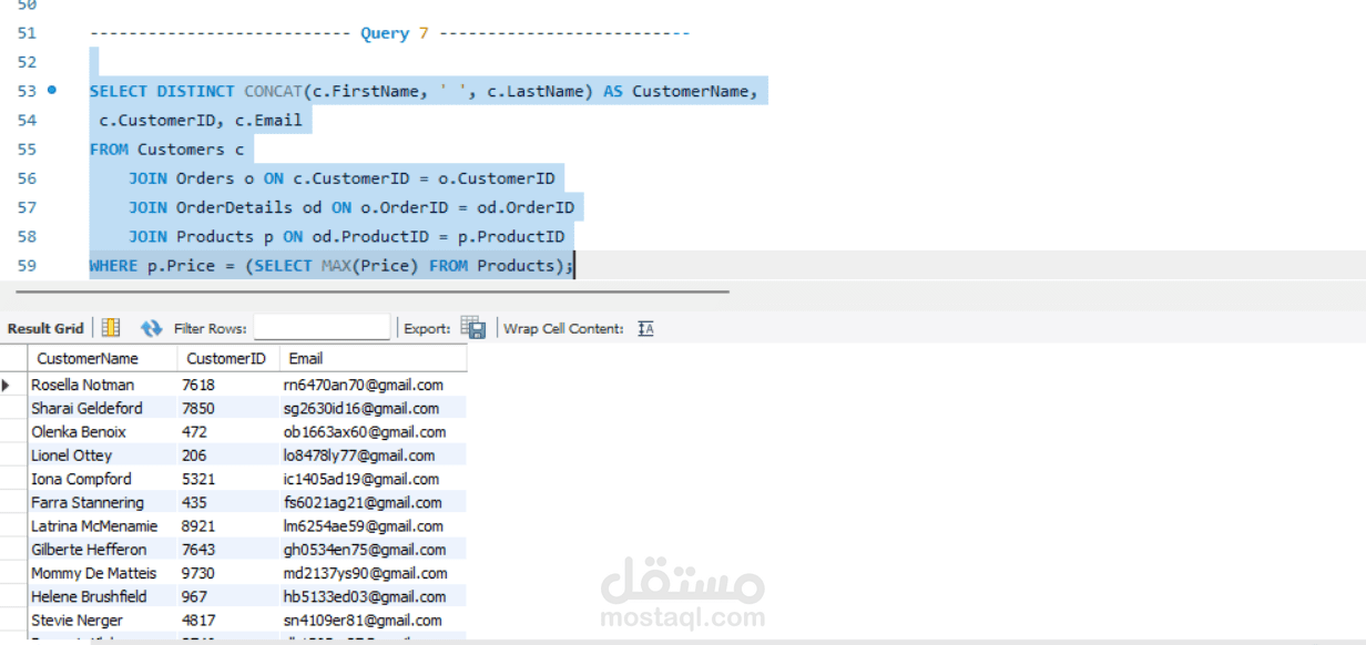 Advanced SQL Queries for E-Commerce Database Analytics (Data Analysis, Sales Insights, and Customer Behavior Reporting)