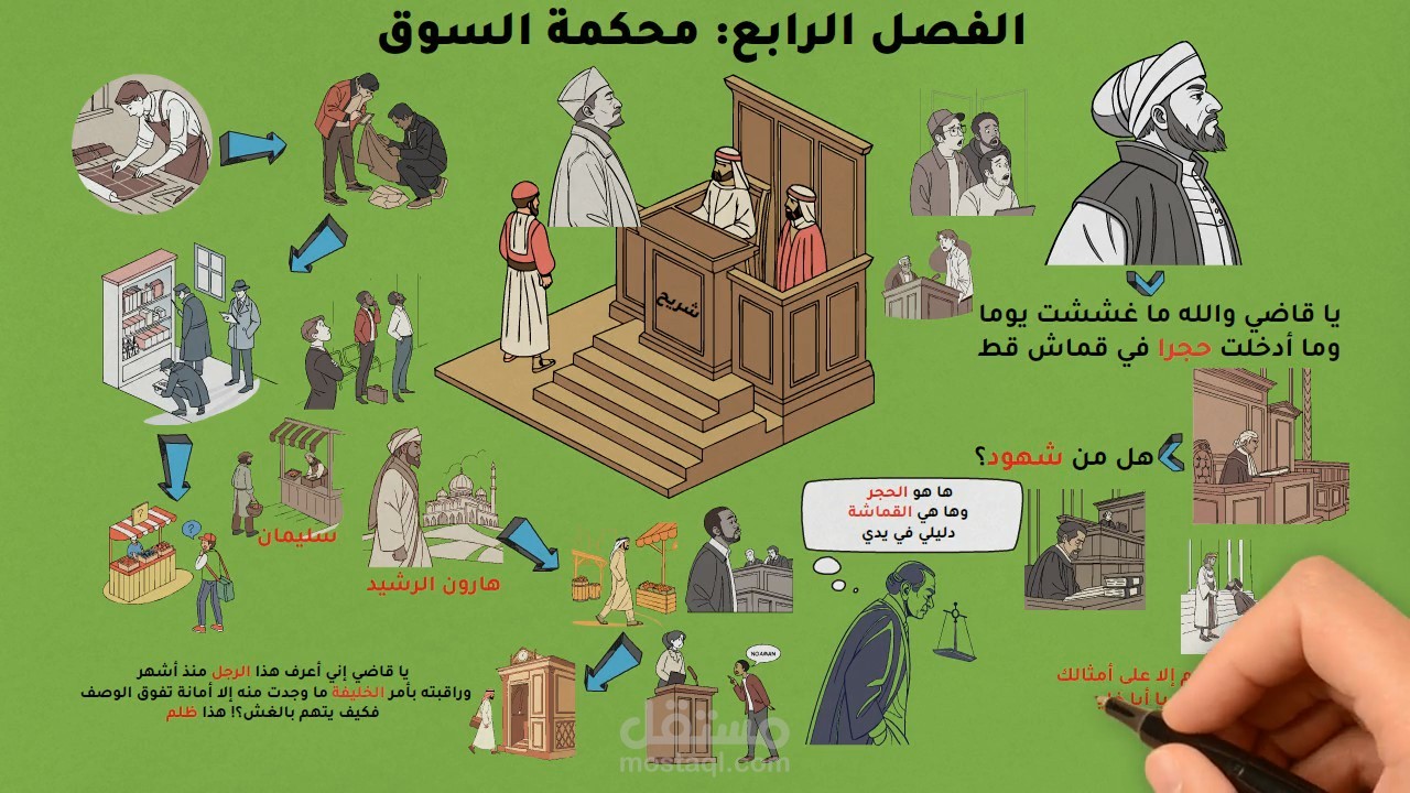 قصة البائع الأمين  دخل السوق فقيرًا وخرج منه رمزًا للصدق!