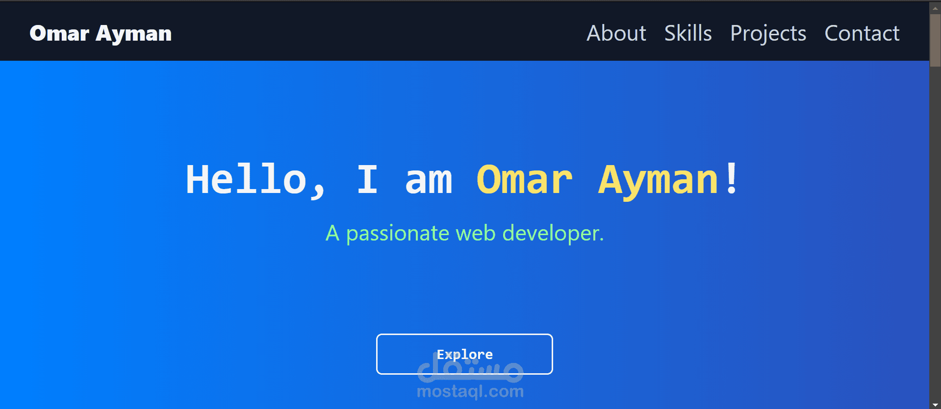 معرض أعمال Portfolio