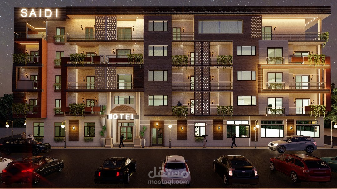 تصميم فندق معاصر