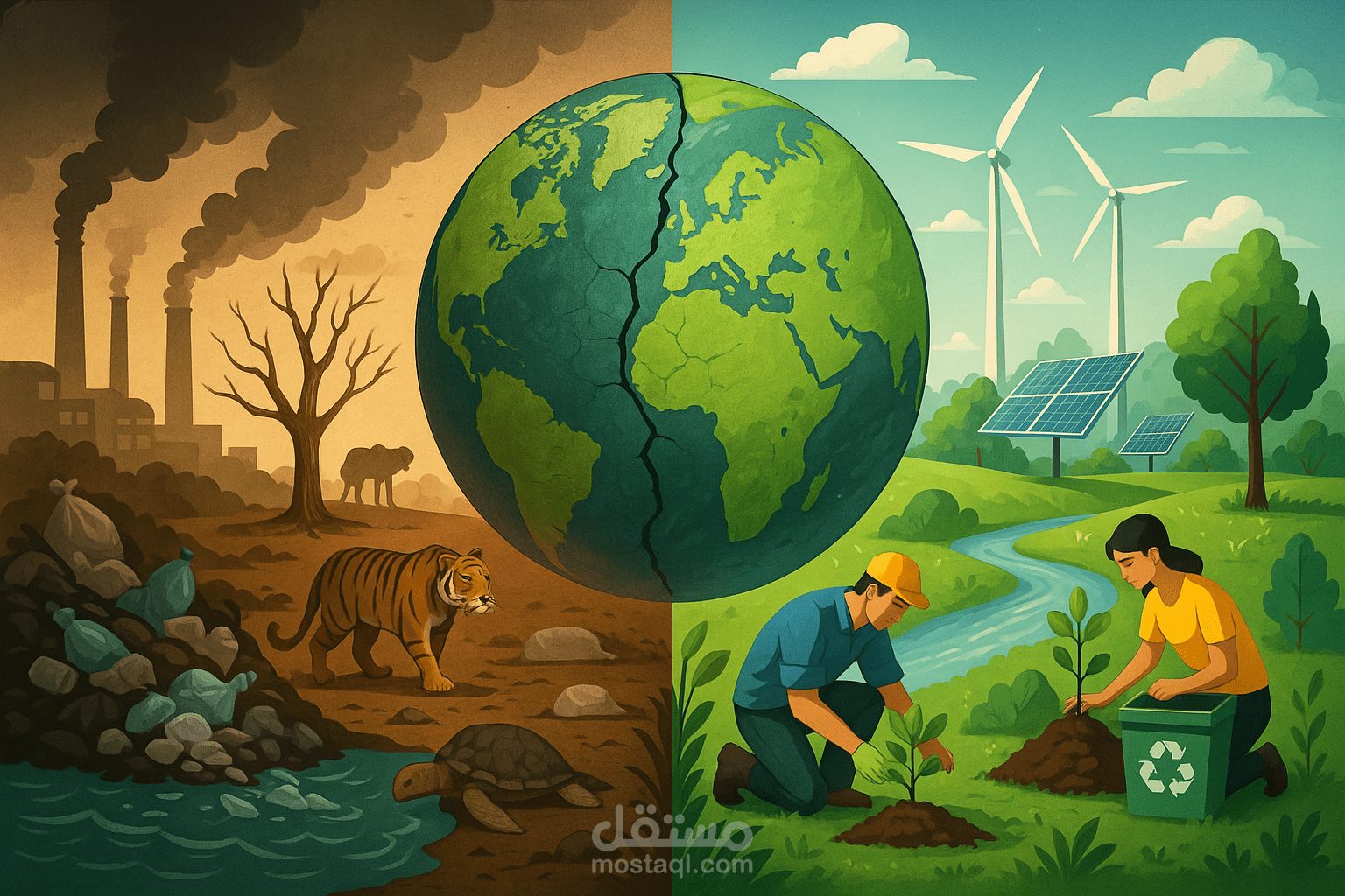 The Environmental Crisis: Causes, Impacts, and Sustainable Solutions