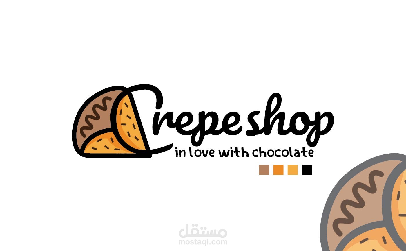 Crepe shop logo