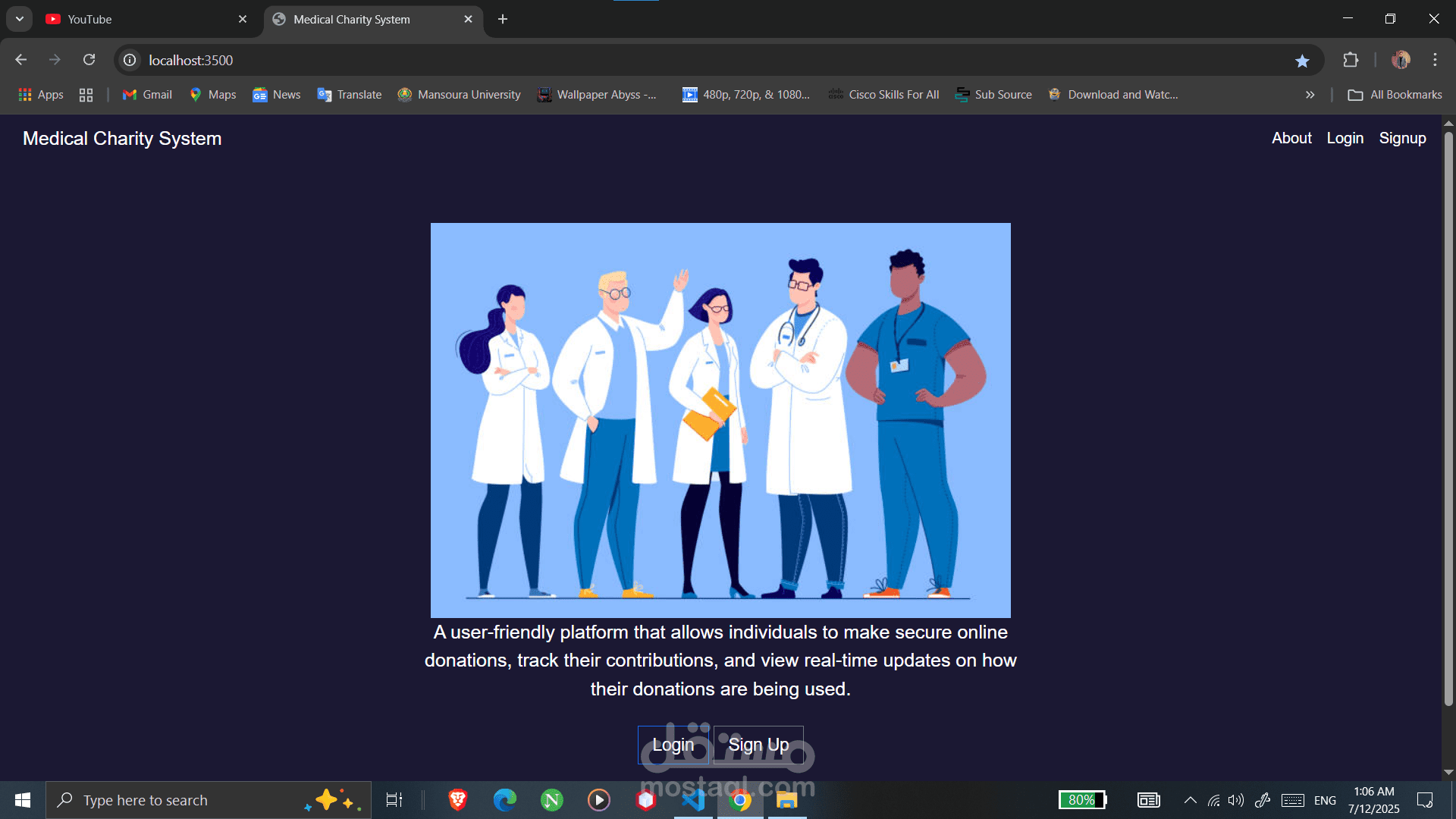 Medical Charity System