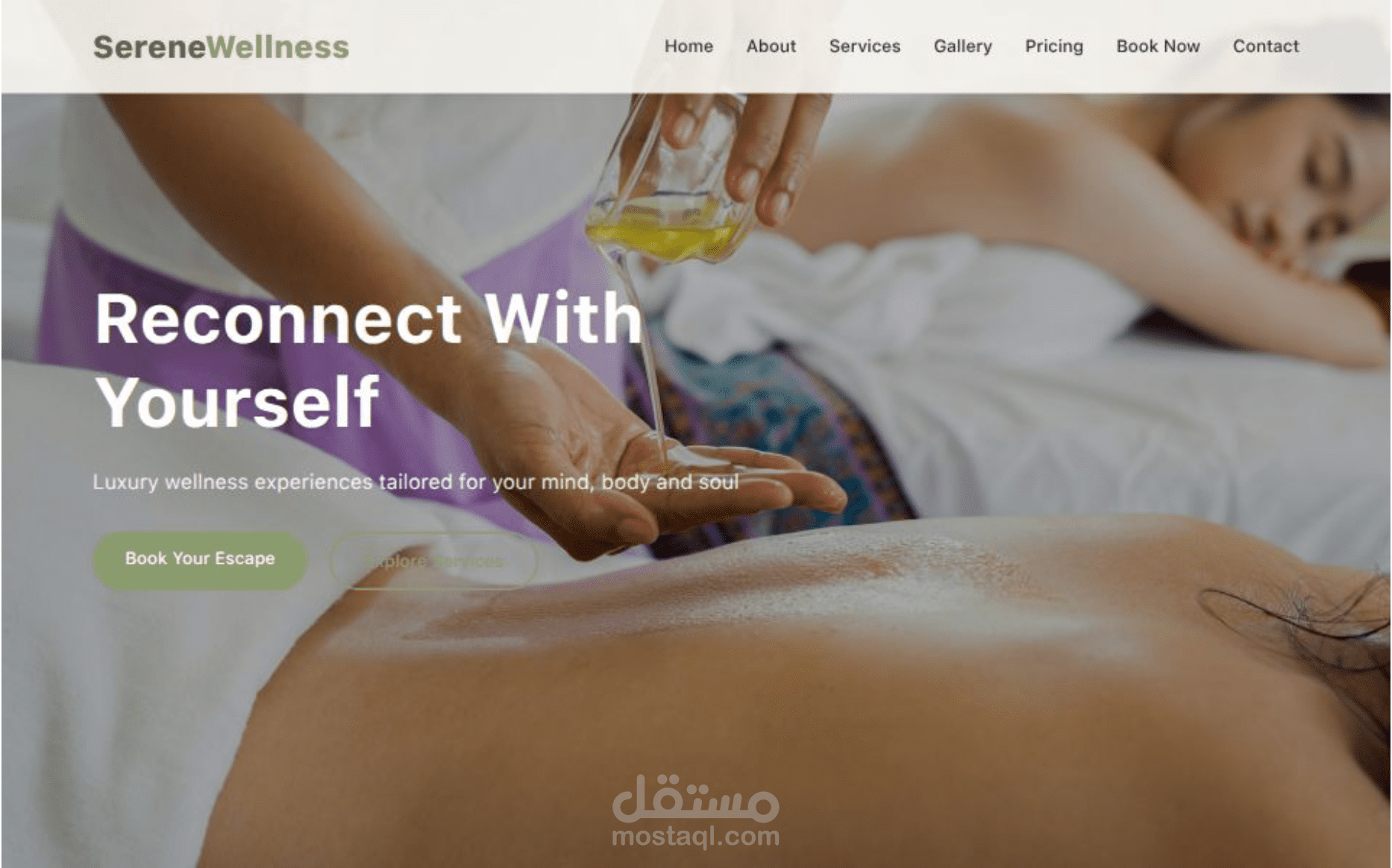 Spa Salon Website