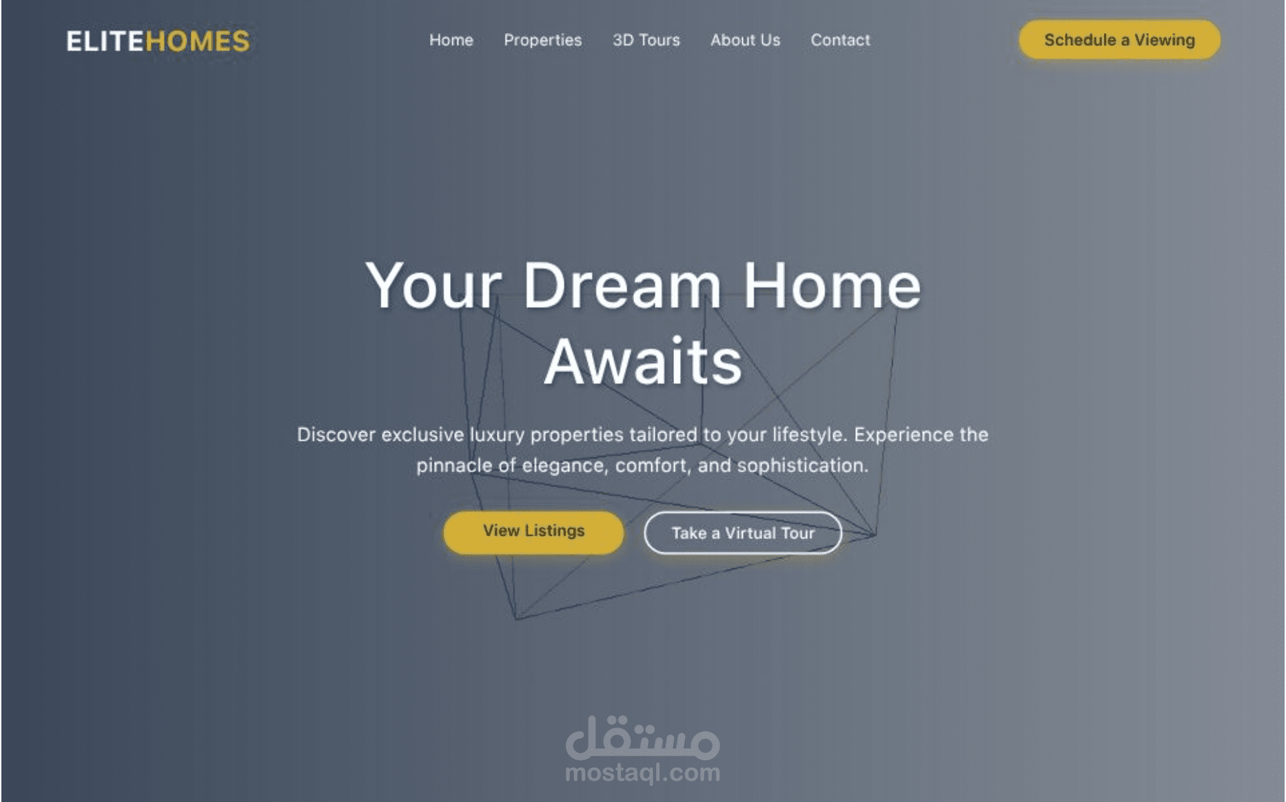 EliteHomes - Real Estate Website