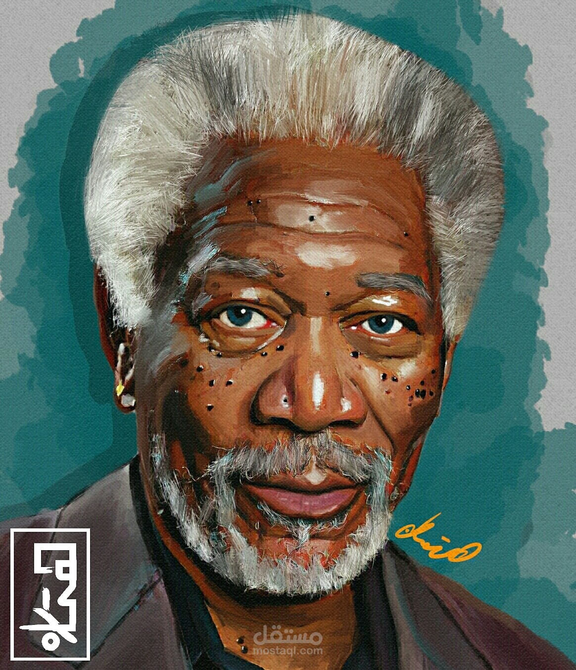 Digital Art "Morgan freeman