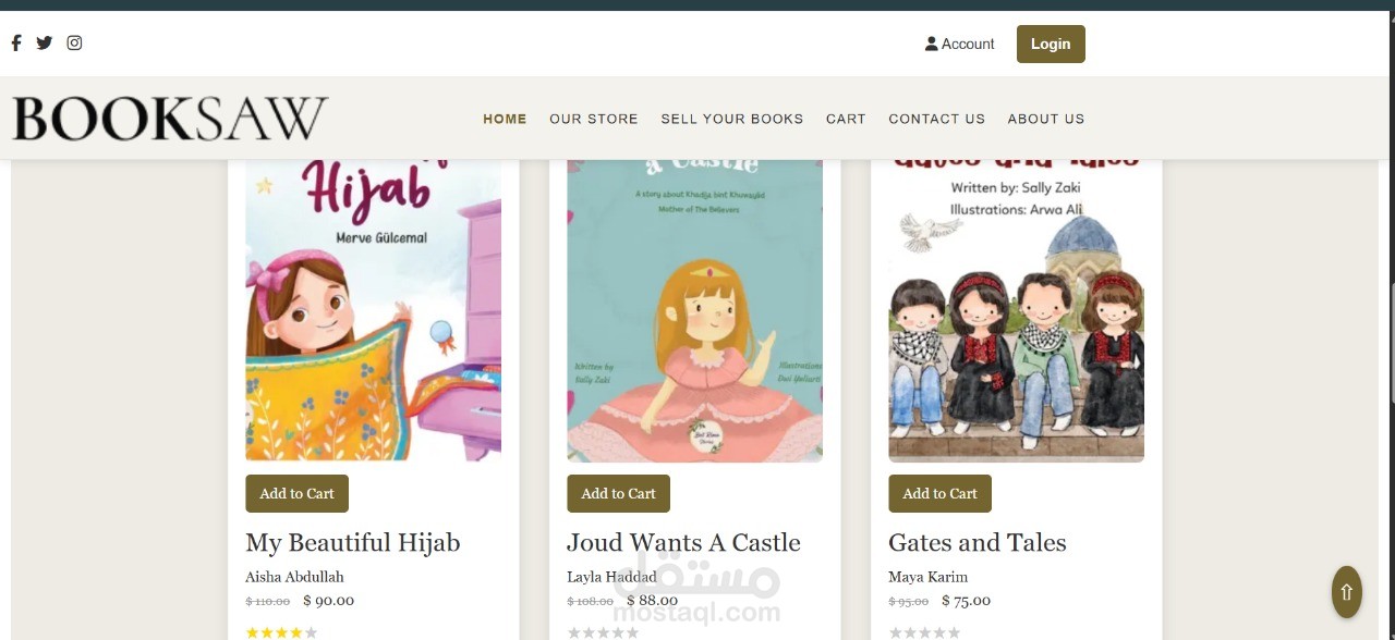BookSaw - Book Store