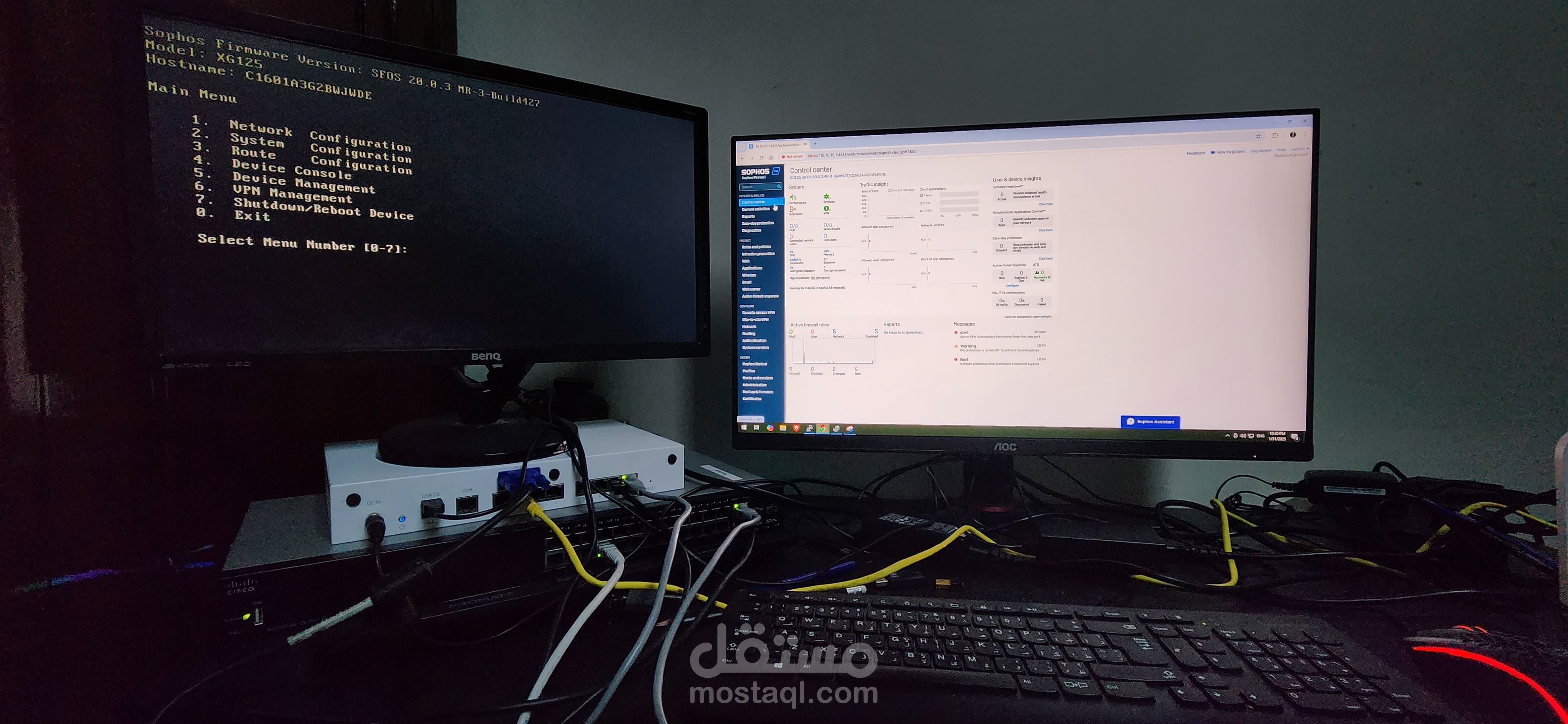 تأسيس وتركيب شبكة الداخليه للشركات