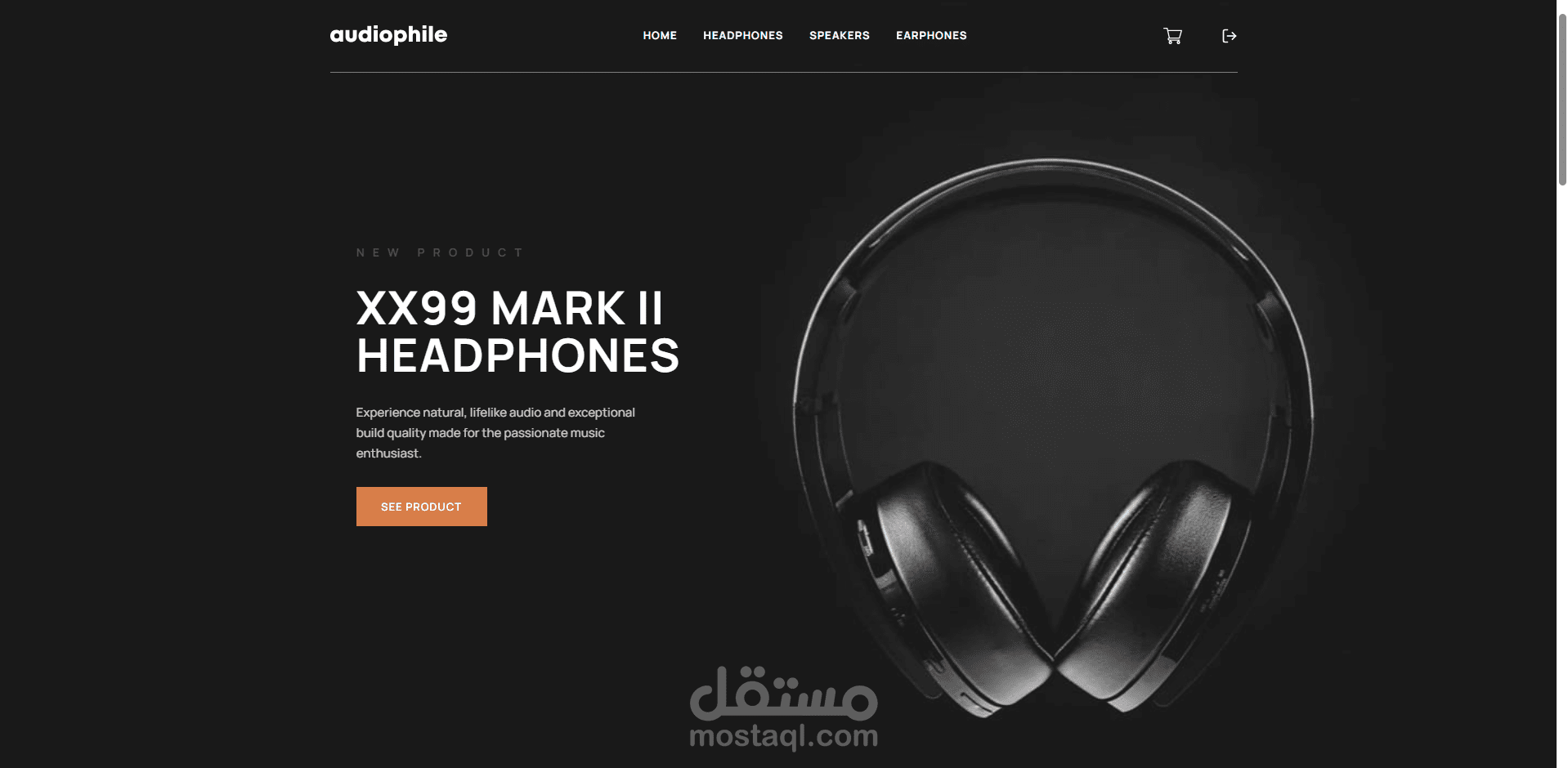 Audiophile Ecommerce Web Application