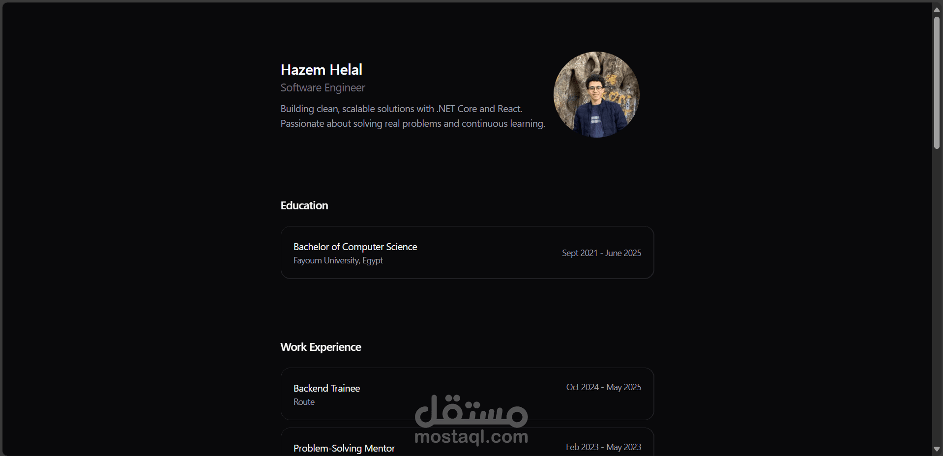 my portfolio