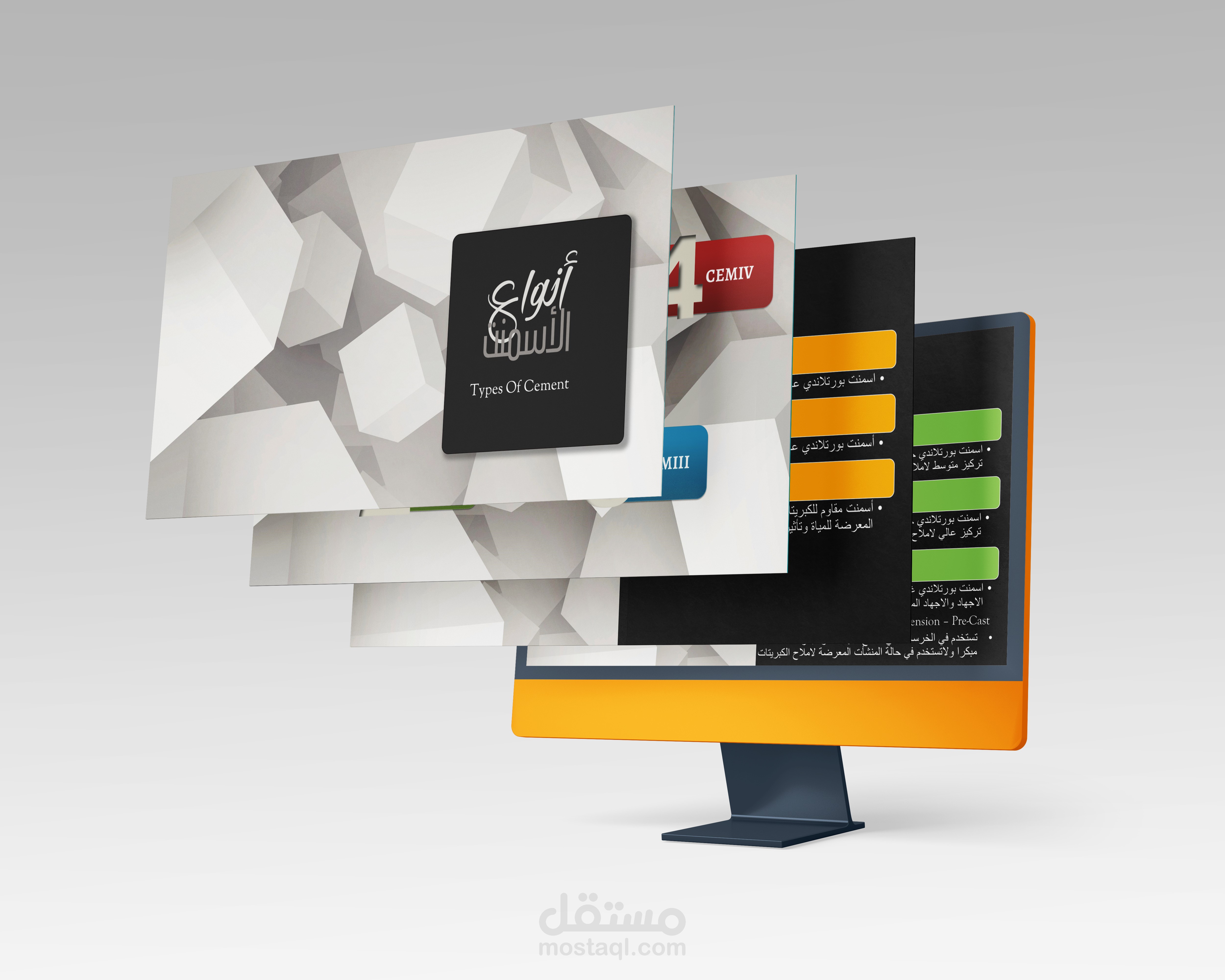 تصميم عرض تقديمي لمحاضرة هندسية باستخدام برامج (POWERPOINT - CANVA)