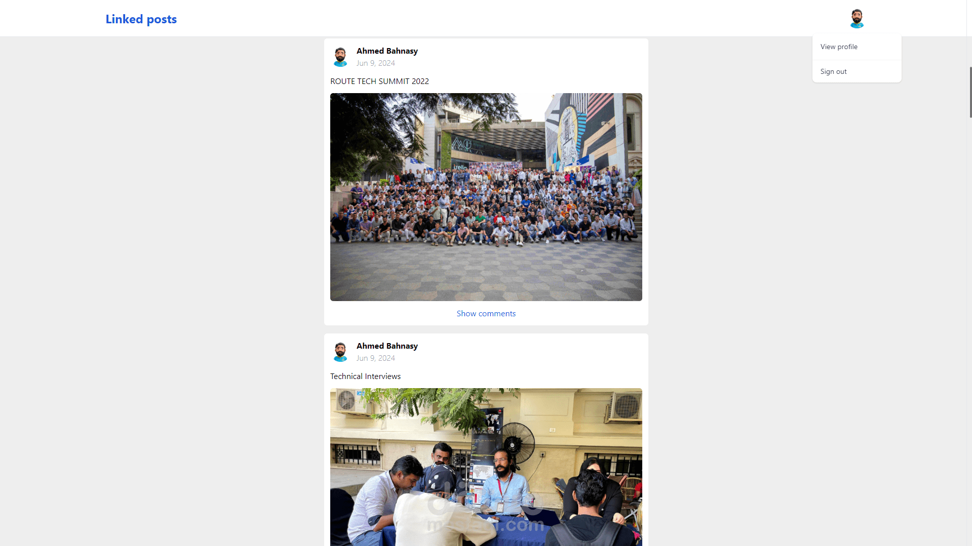 Linked Posts