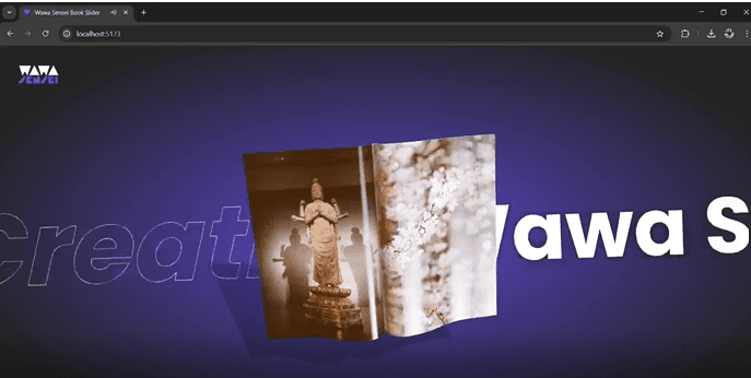 a Mind-Blowing 3D Book Slider Landing Page with Three.js & React