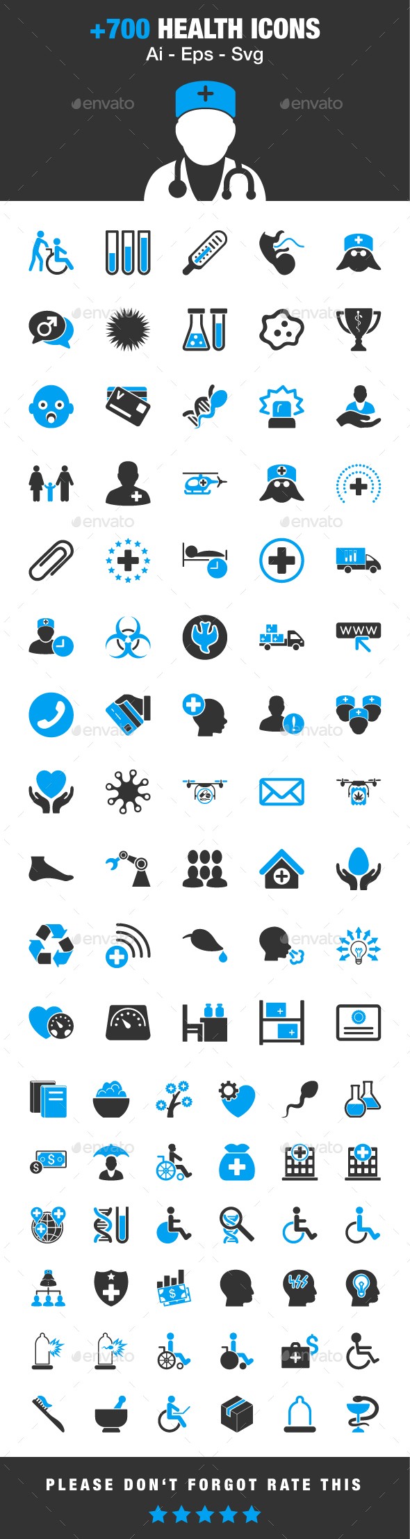 Health Icons Design