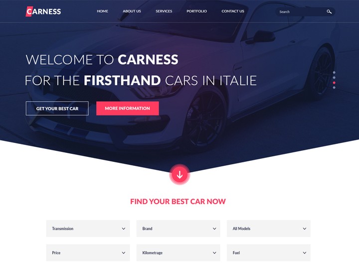 Carnes Website Ui Design