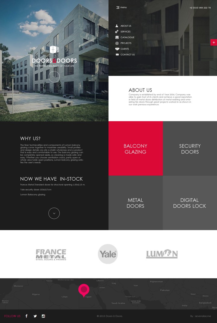 Doors & Doors web design