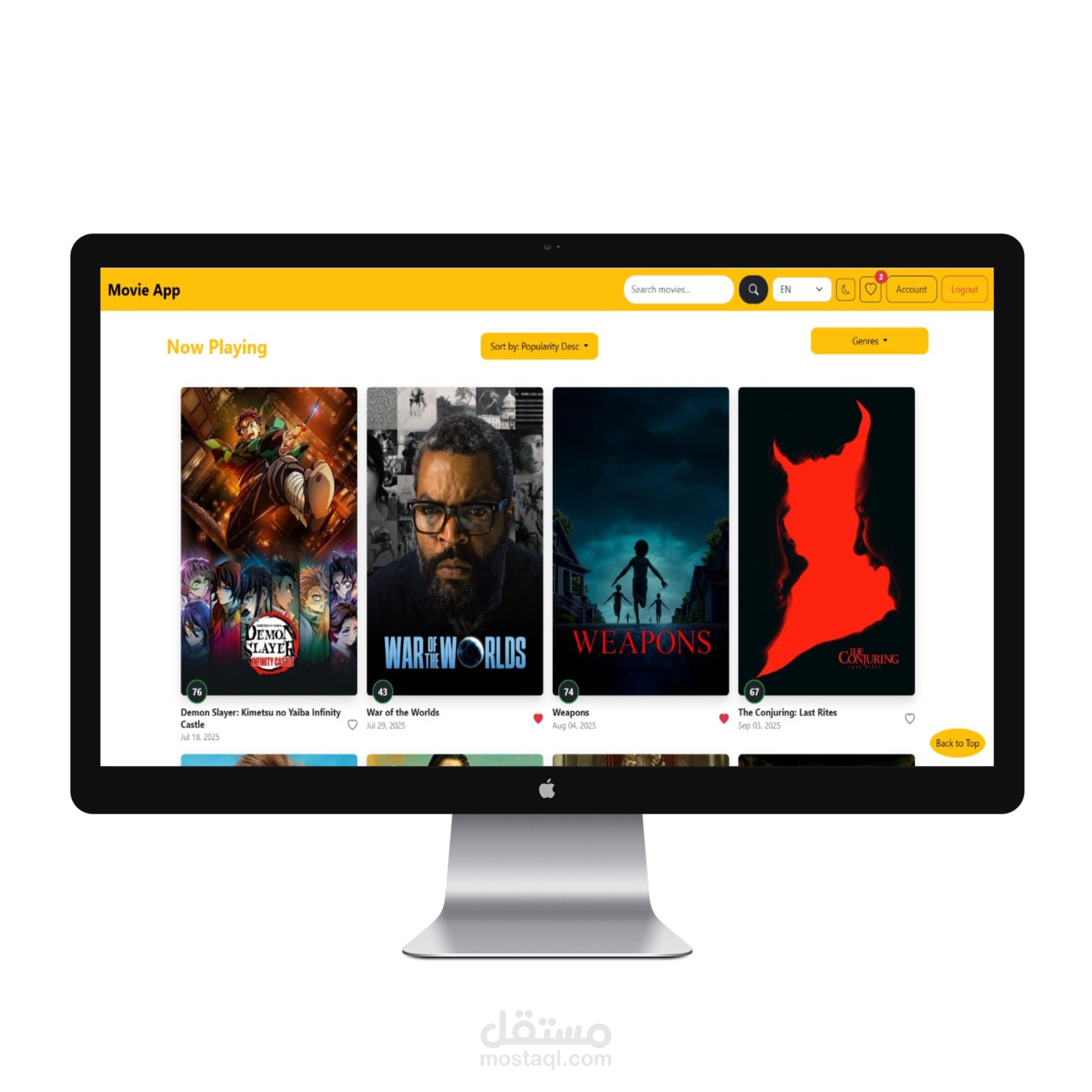 Movie Website
