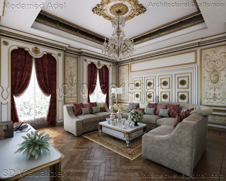 Classical French living Rooms