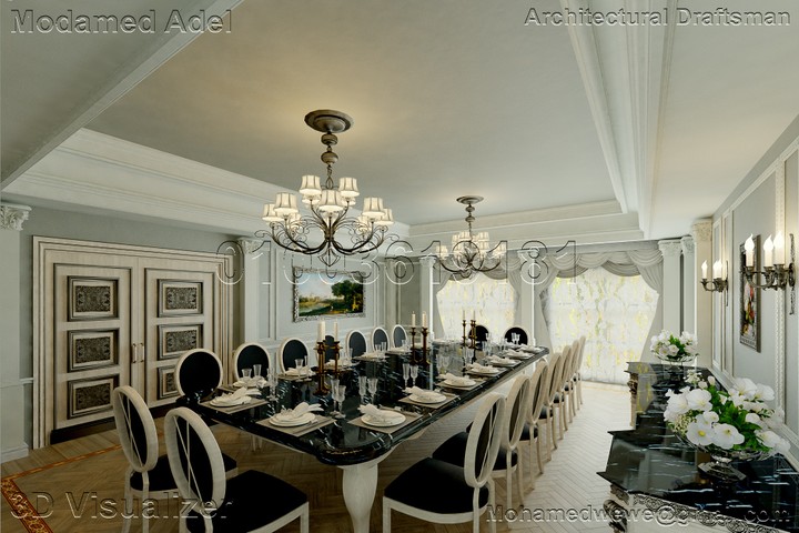 Classical French Dining Rooms