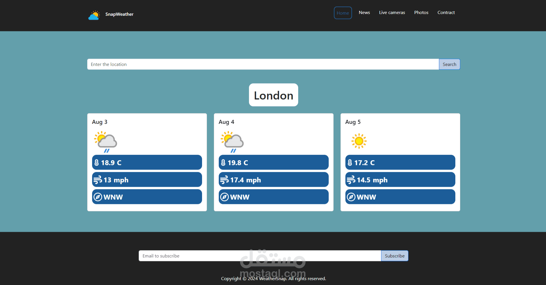 Weather site