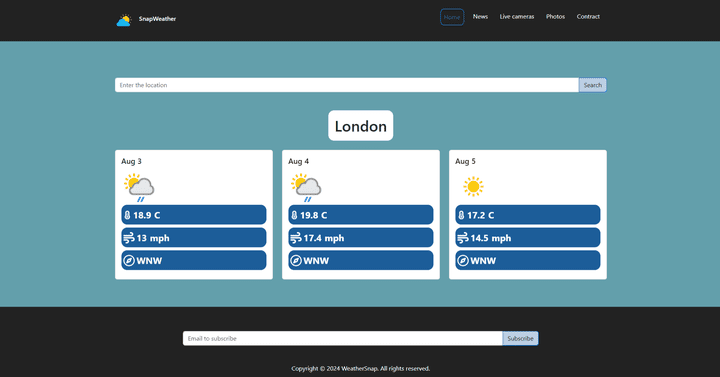 Weather site