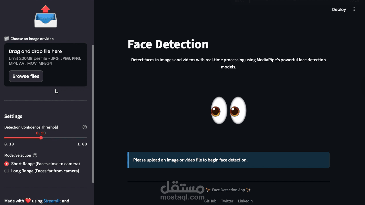 Face Detection app