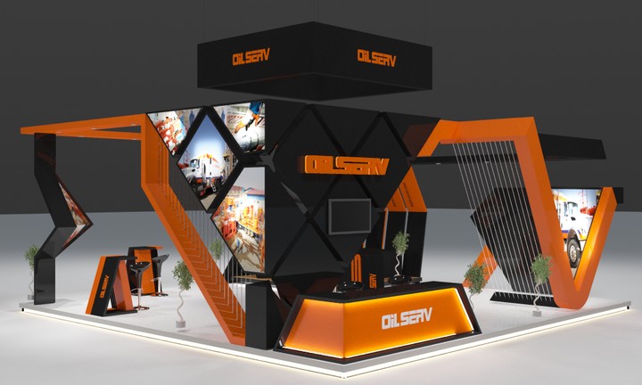 Oil SER Company Booth Design