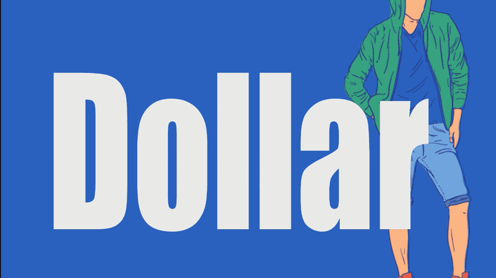 اعلان موشن جرافيك لبراند Dollar العالمى