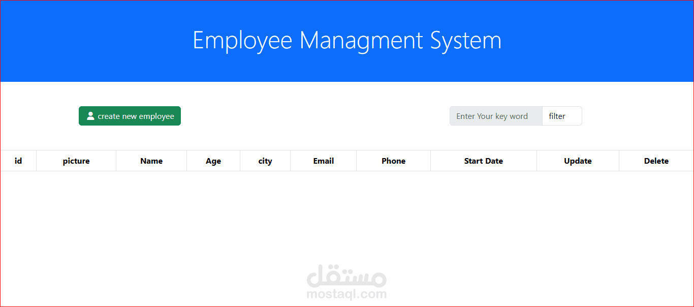 Employee managment System