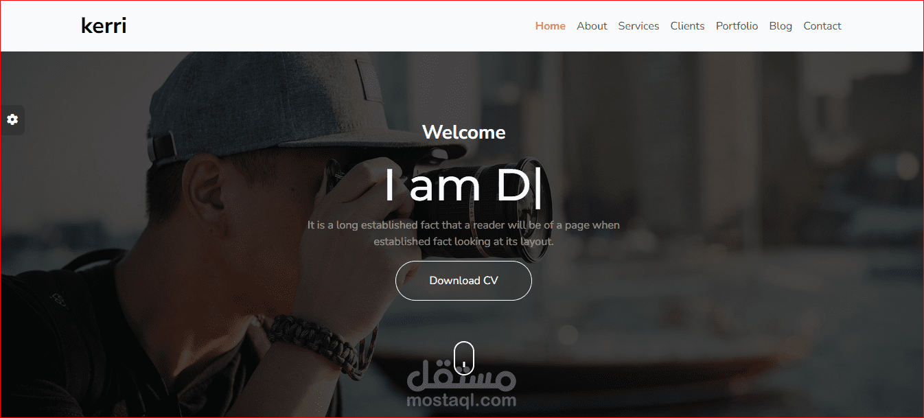 C.V website