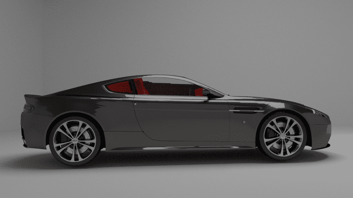 تصميم سيارة aston martin