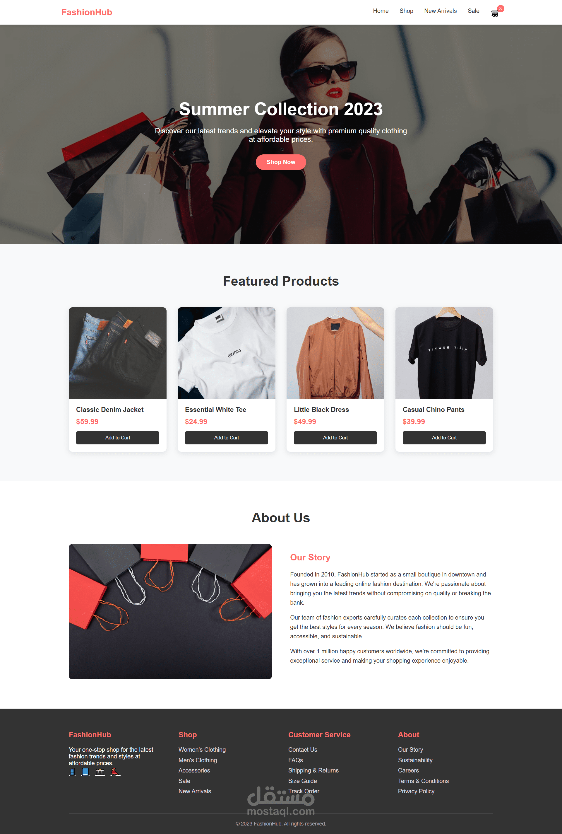 E_commerce website
