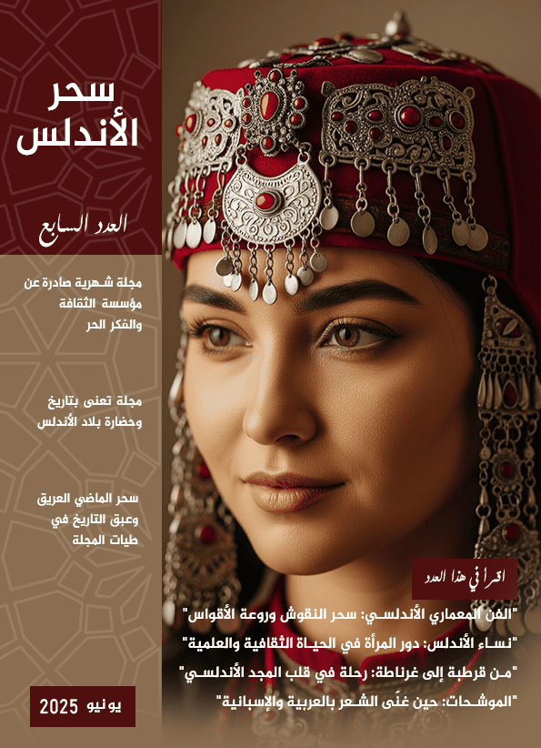 تصميم مجلة بعنوان سحر الأندلس