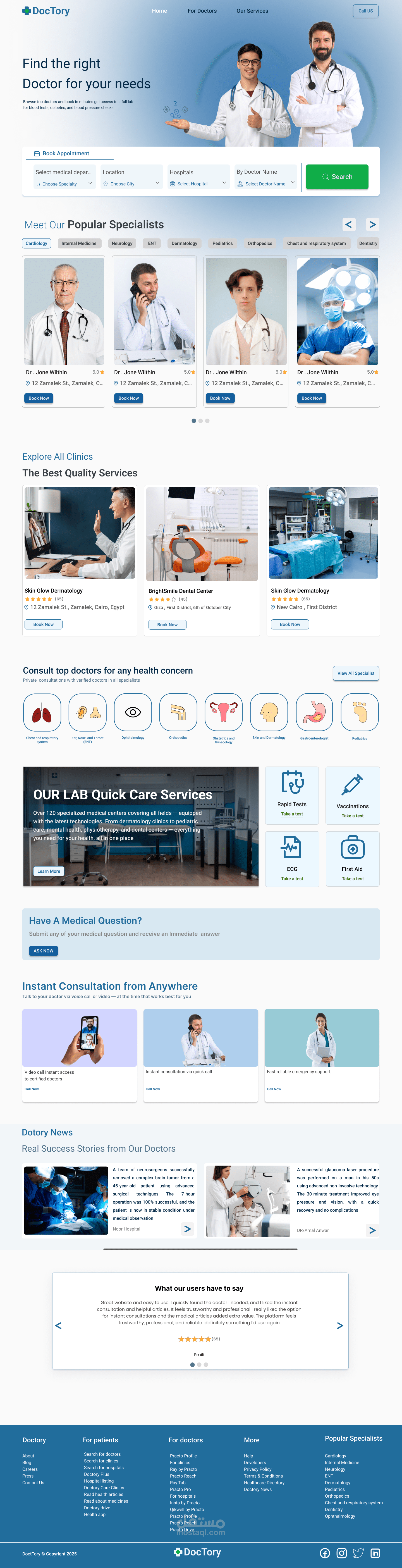 Doctory: Smart & Seamless Doctor Booking for Clinics and Patients