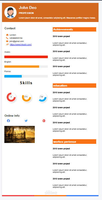 CV Website