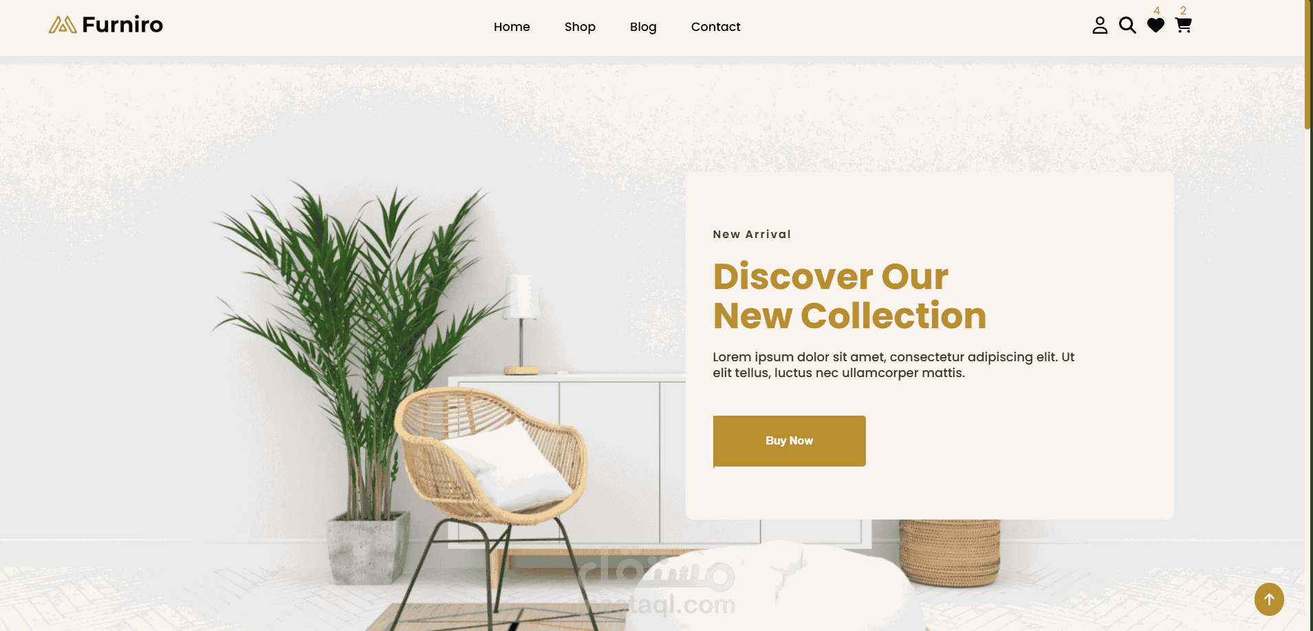 متجر إلكتروني لبيع الأثاث | Furniture E-commerce Store