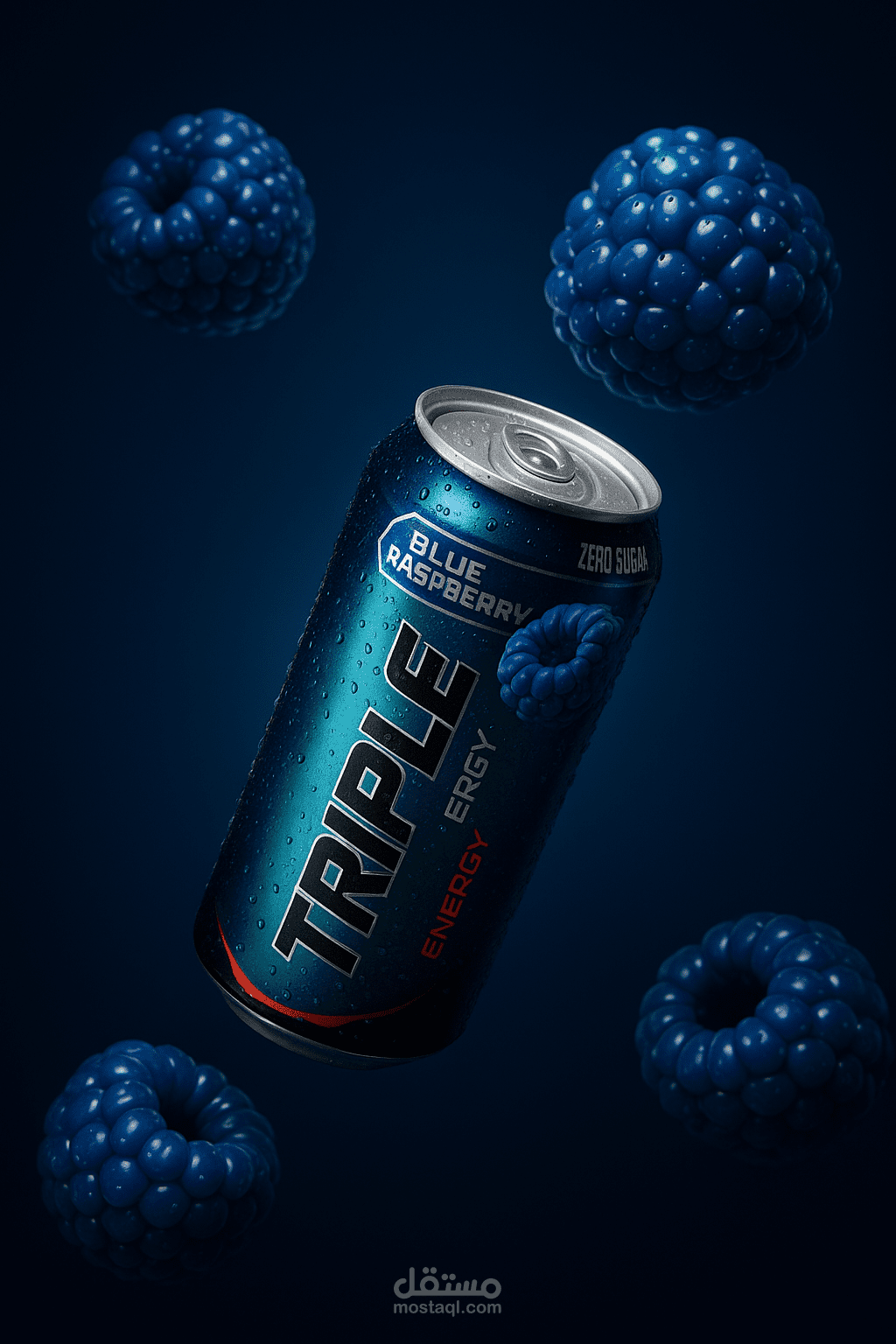 3D Drink Can Ad Render – Blender & Cycles