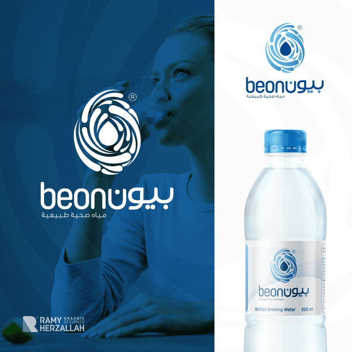 BEON Mineral Bottled water | brand identity