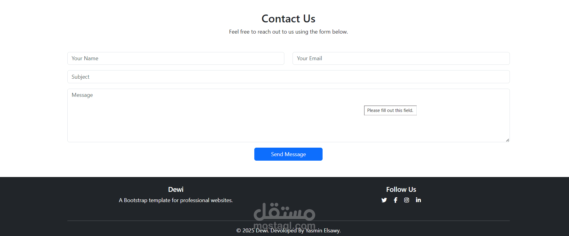Dewi Bootstrap