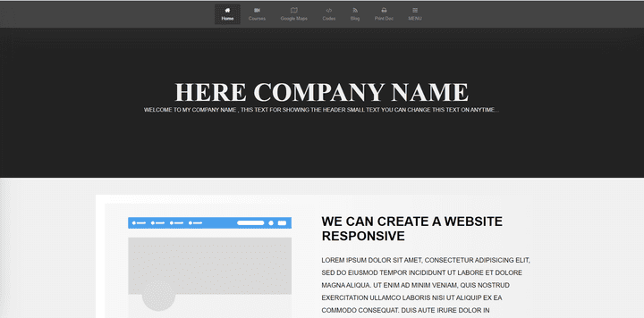 WEBSITE RESPONSIVE WITHOUT BOOTSTRAP