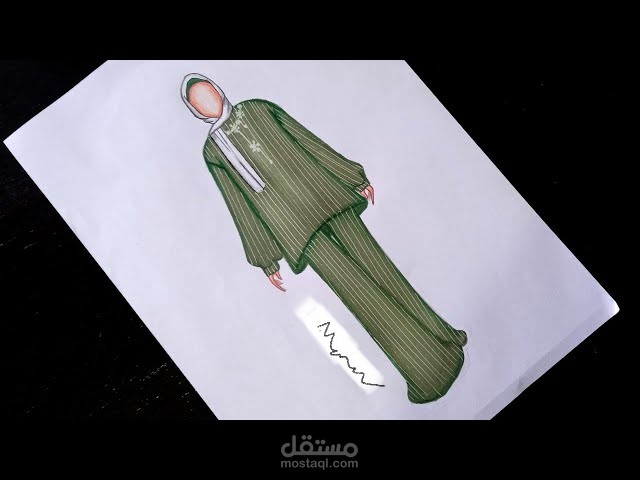 تصميم ملابس الخروج لشركة ملابس محجبات