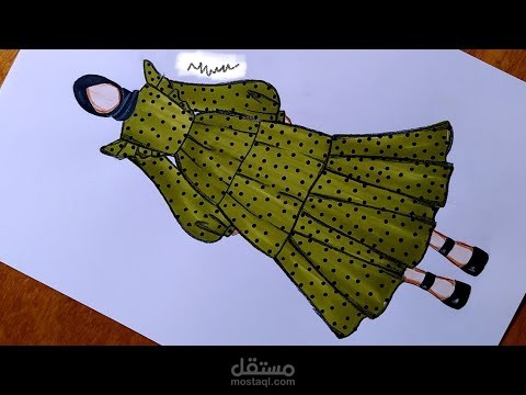 تصميم ملابس الخروج لشركة ملابس محجبات