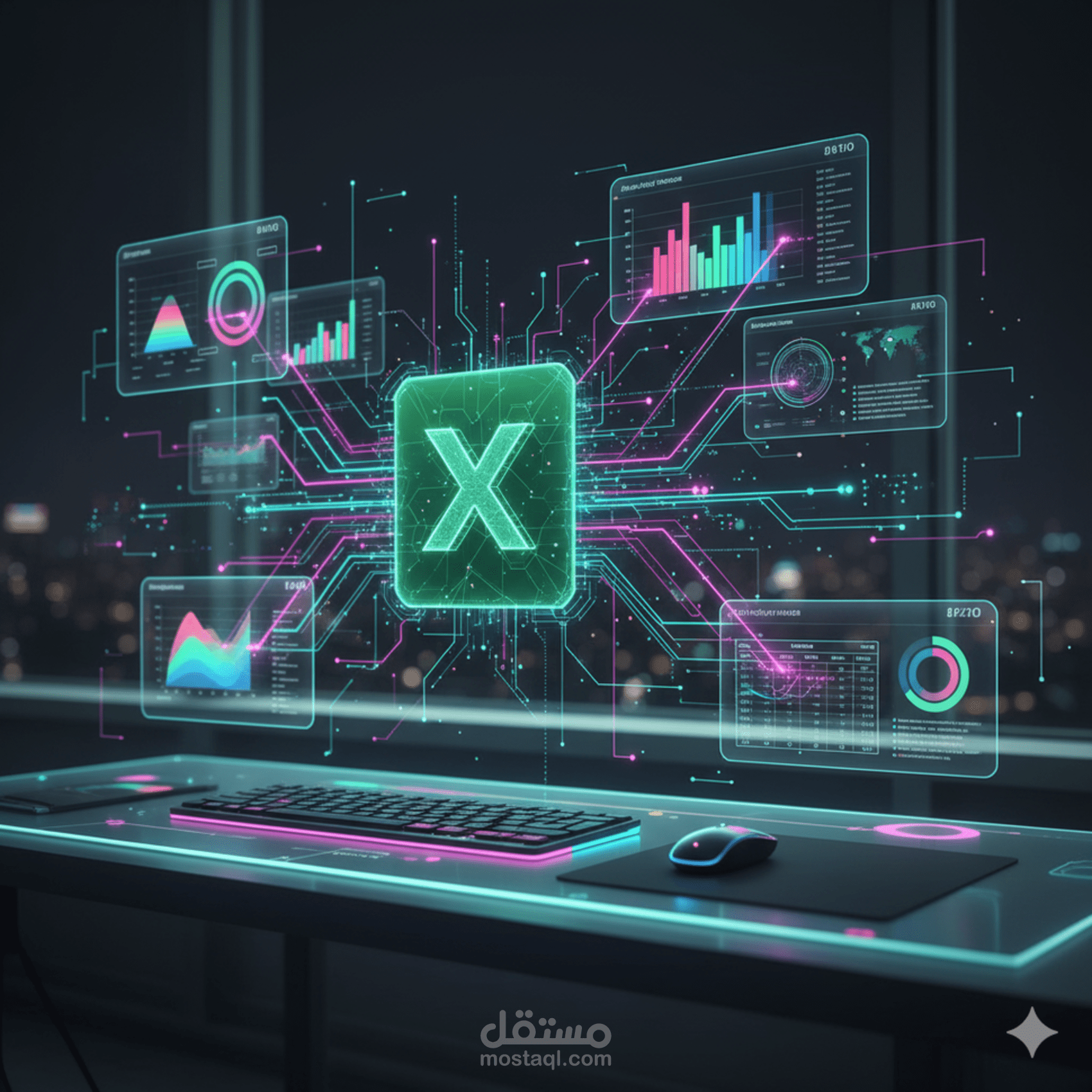 بامكانى انشاء وتصميم شيت اكسل احترافى يلبى جميع احتياجات مشروعك