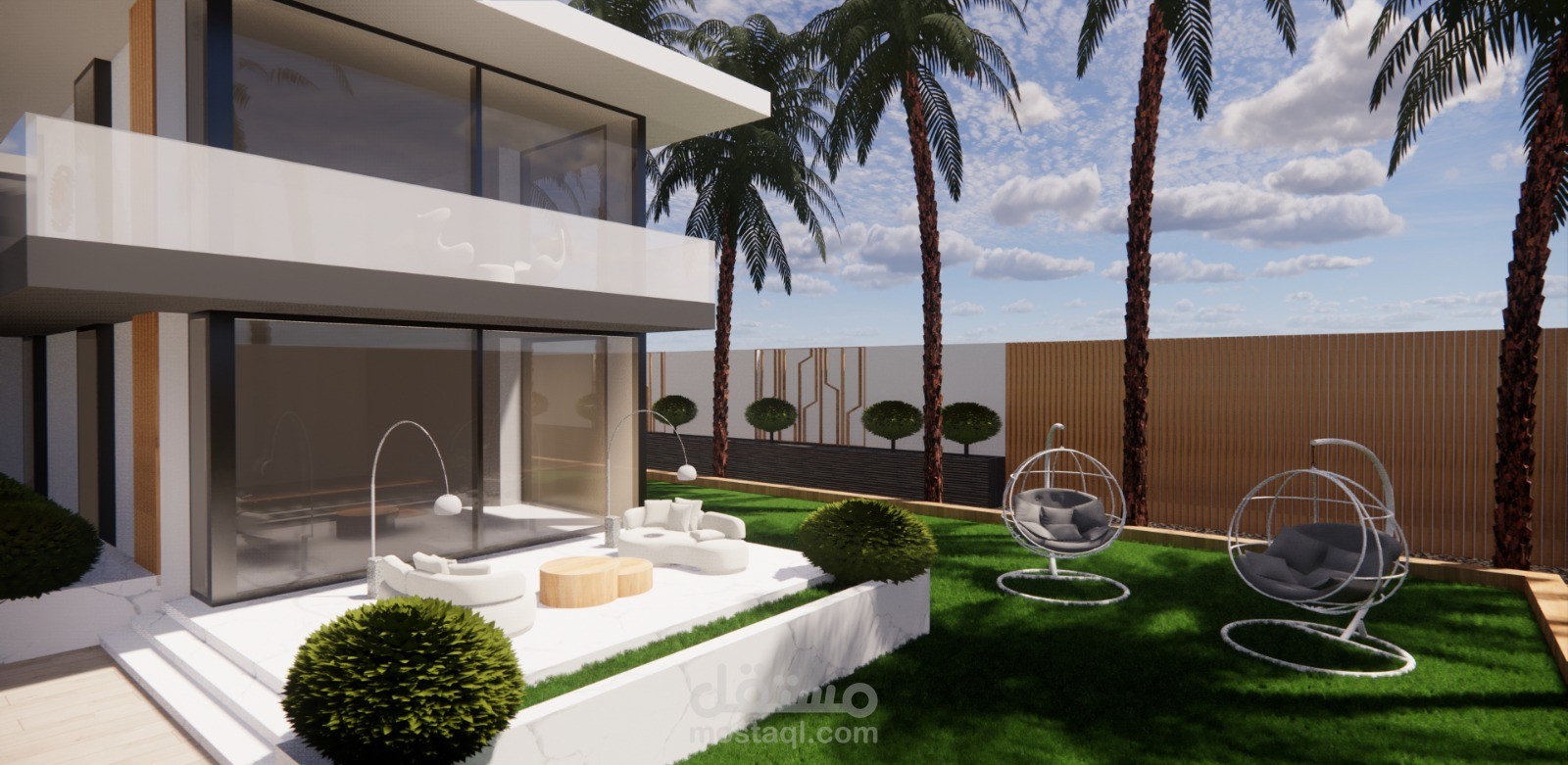 تصميم داخلي وخارجي لشاليه