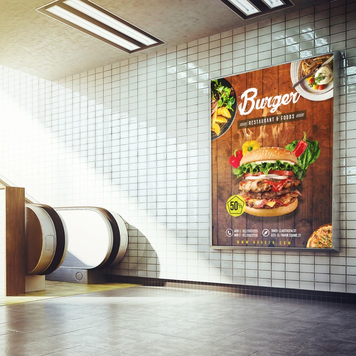 (Burger Restaurant (poster-