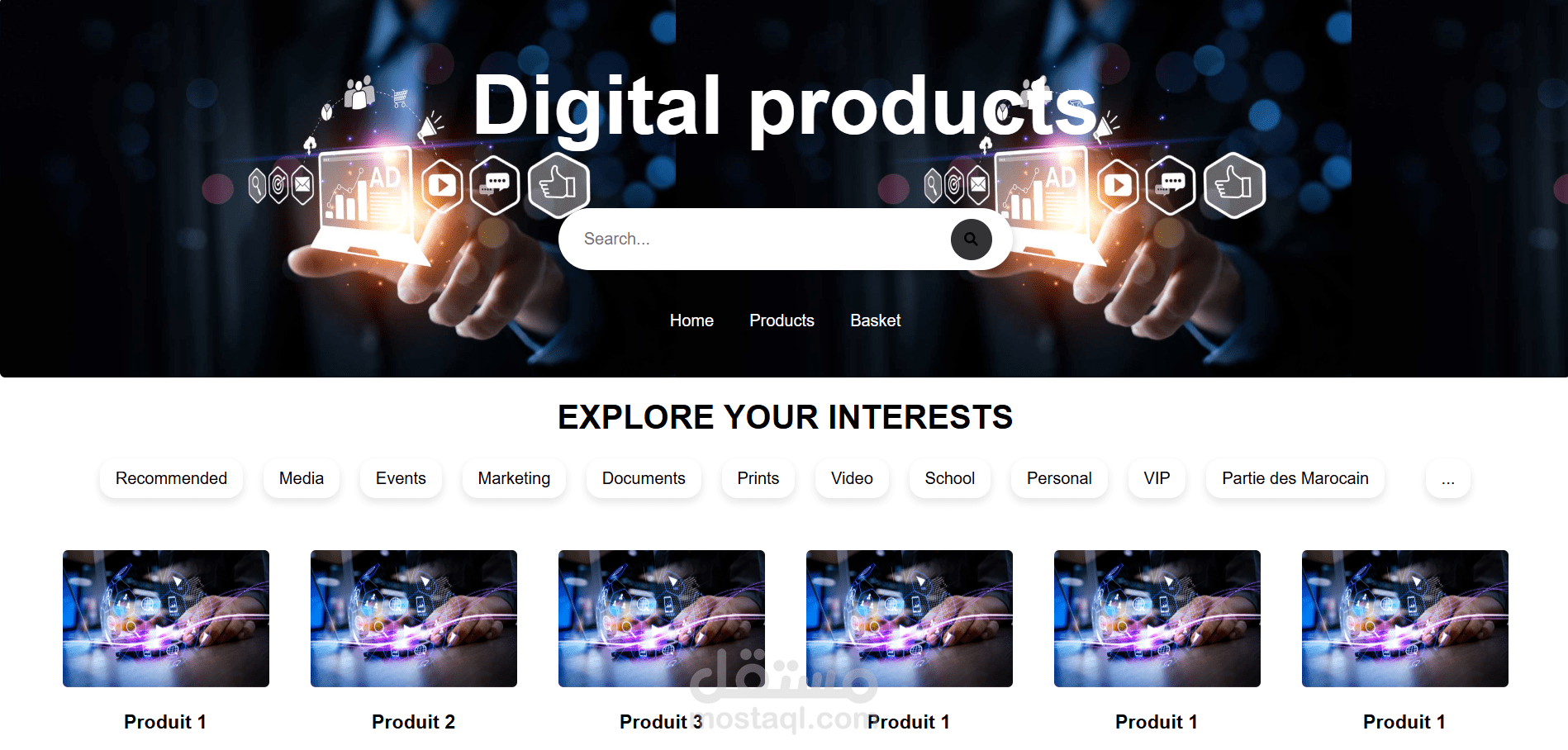 Création d’un site web E-commerce