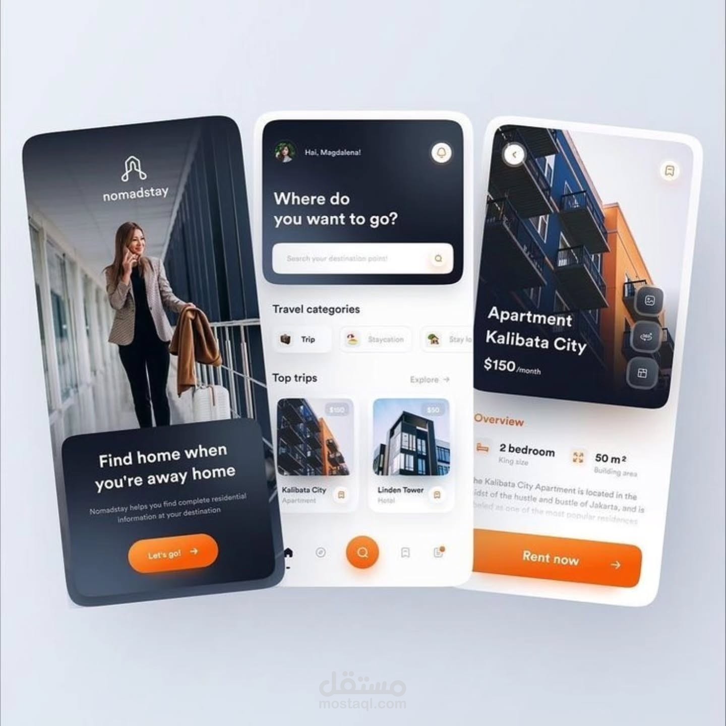 NomadStay - منصة متكاملة لحجز واستئجار أماكن الإقامة