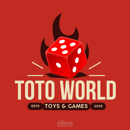 لوجو لمتجر العاب toto world